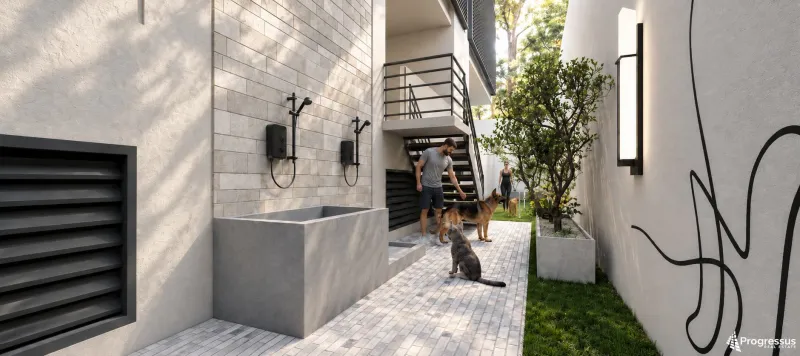 Piscina en terraza, imagen de referencia